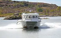 High speed catamaran for fishing/diving workboat.